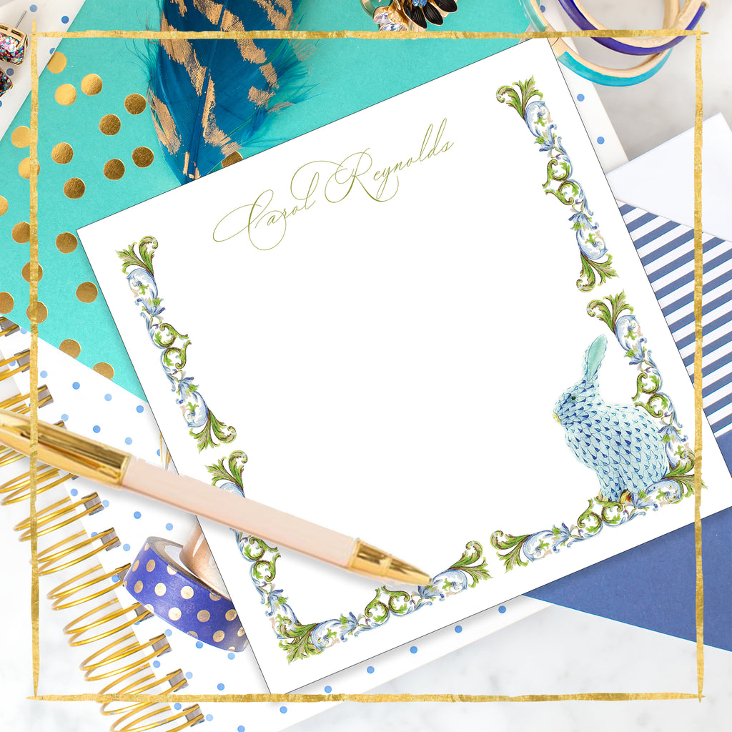 Personalized Monet's Garden Notepad