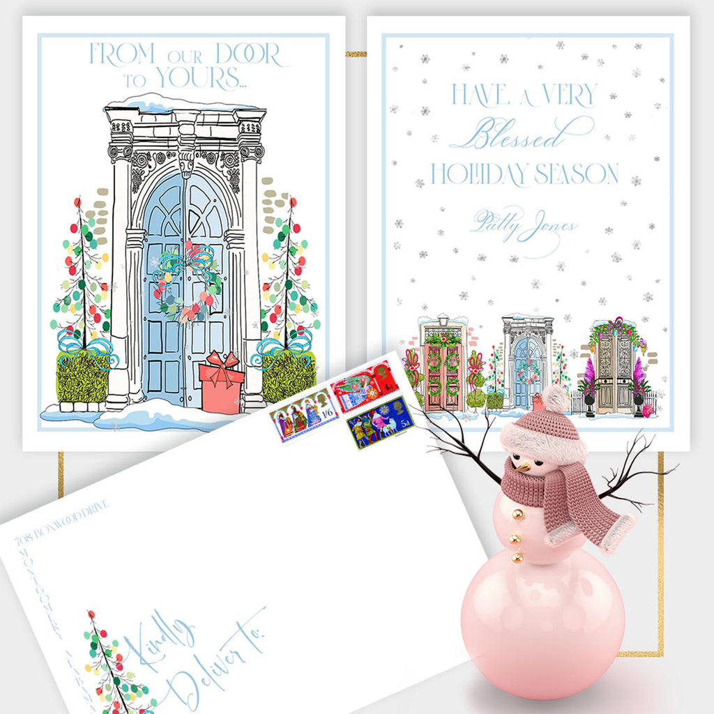 Christmas Cards: "From Our Door to Yours"