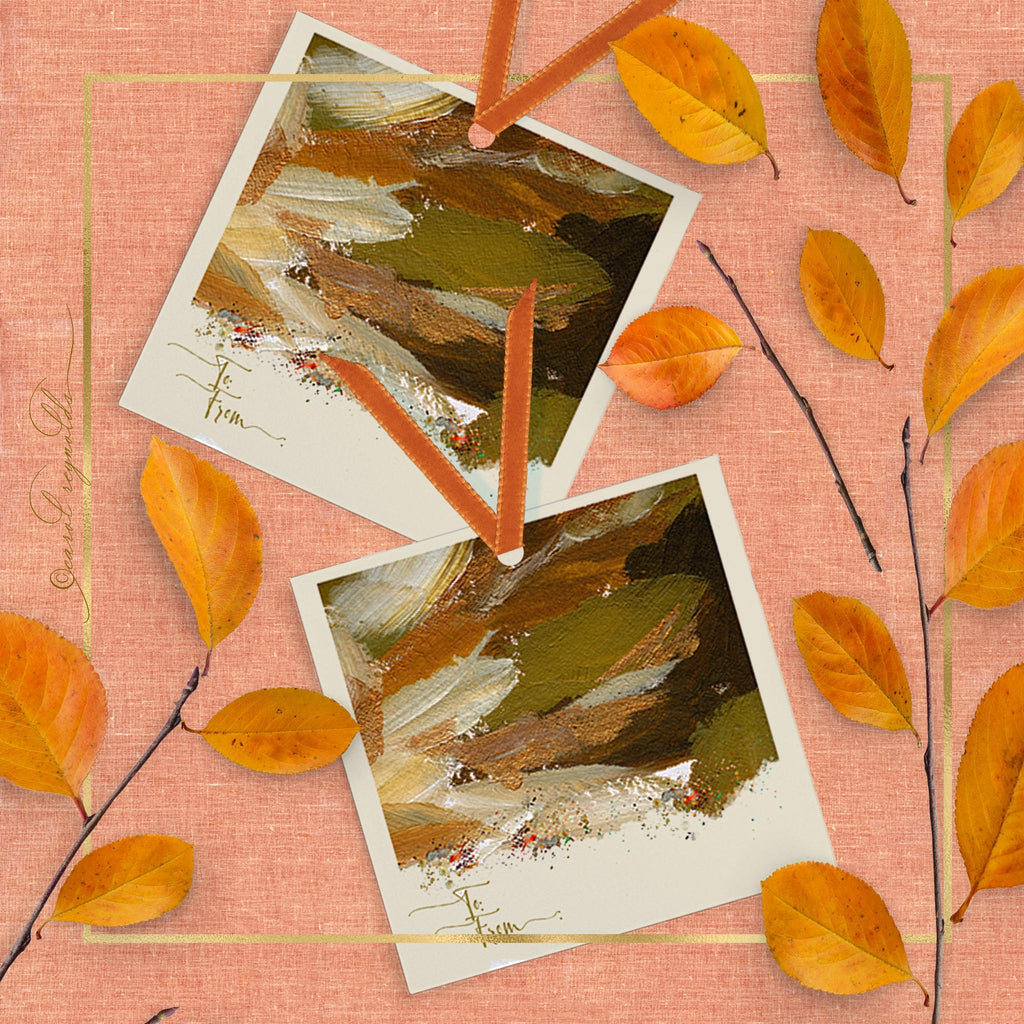 "Autumn Abstract" Gift Tags
