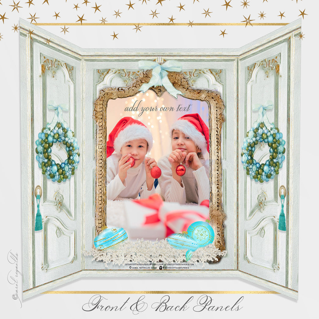 "Baby Boy's 1st Christmas" Christmas Card