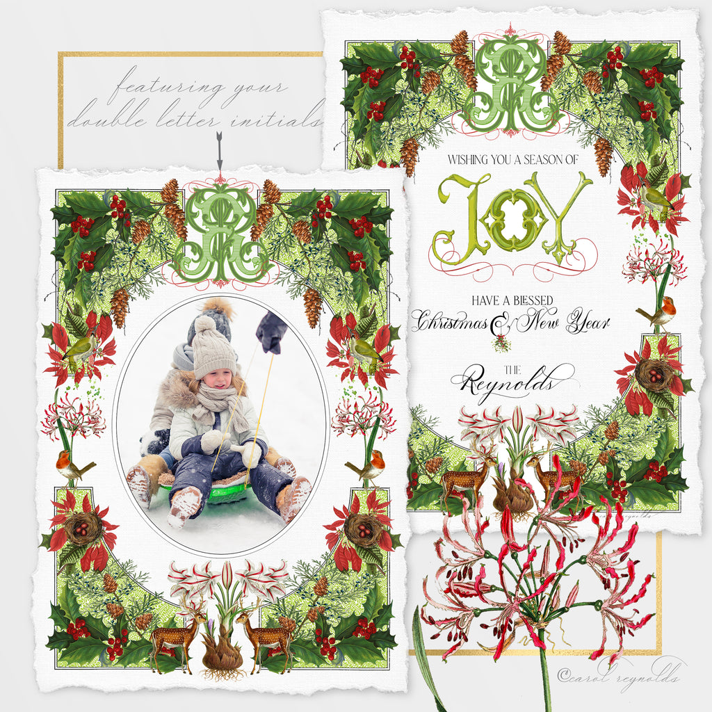 "Winter Botanical" Christmas Cards