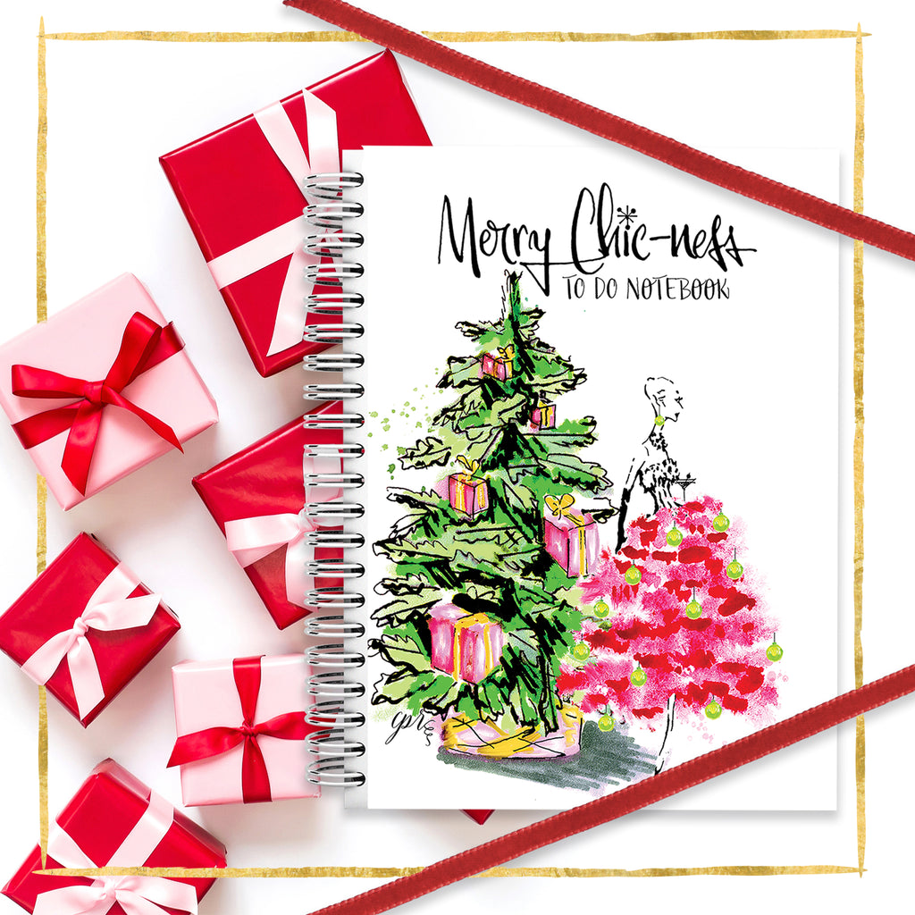 Merry Chic-ness Christmas Notebook