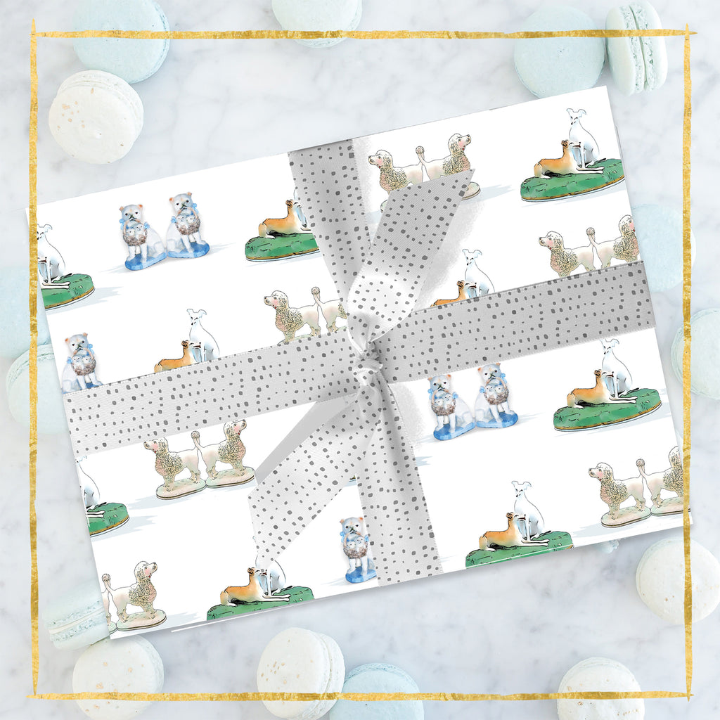 Staffordshire Dogs Wrapping Paper