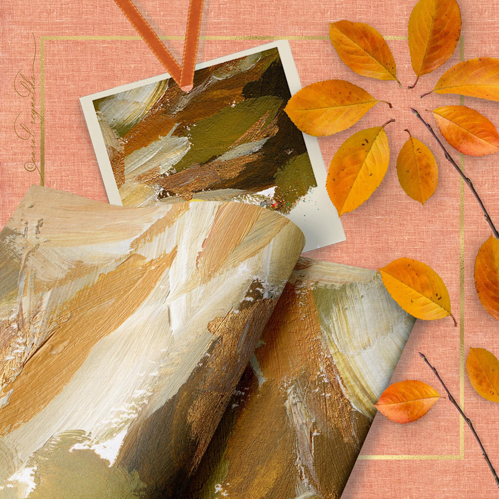 "Autumn Abstract" Wrapping Paper